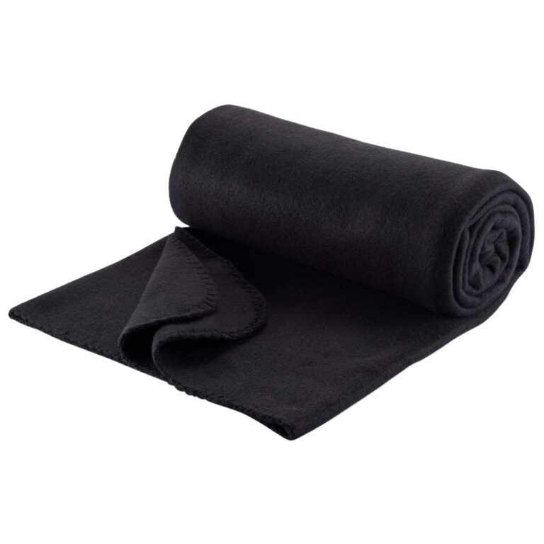 Polar Fleece Travel Rug - Black - Image 3