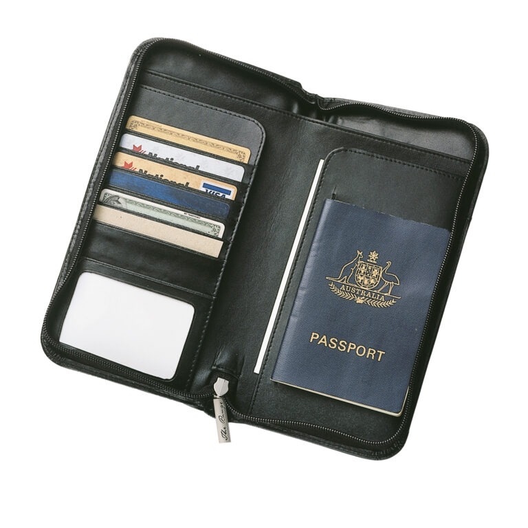 Leather Travel Wallet - Image 3