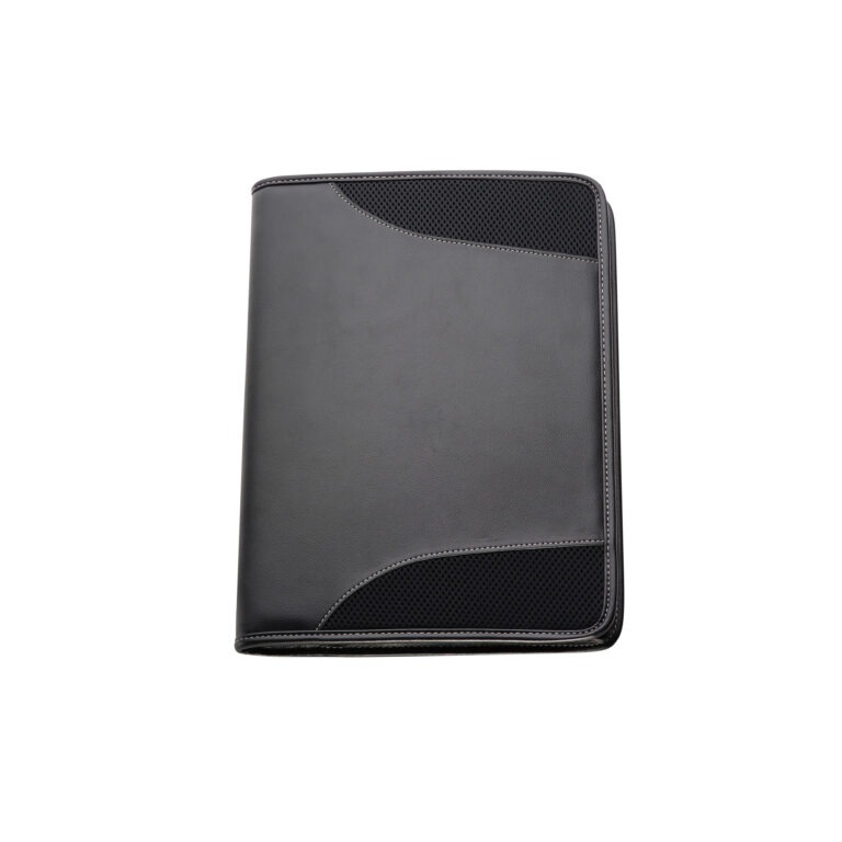 A4 Non-Leather Compendium - Black - Image 2