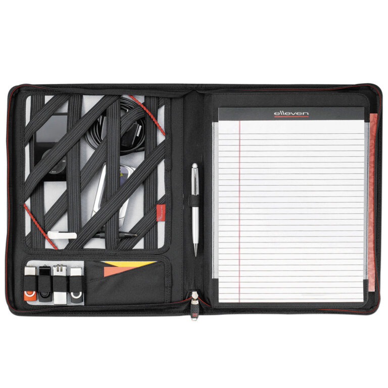 Elleven Large Zippered Padfolio - Image 2