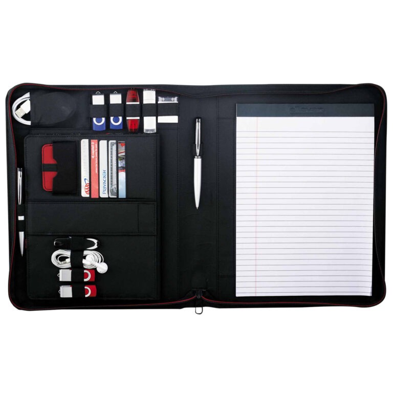 Elleven Vapor Zippered Padfolio - Image 6
