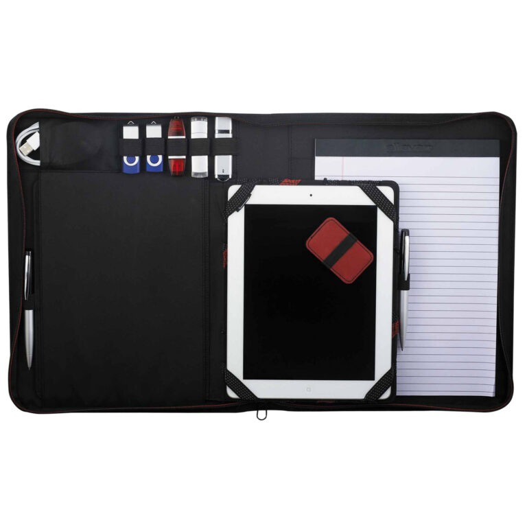 Elleven Vapor Zippered Padfolio - Image 5