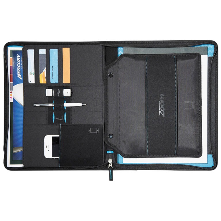 Zoom 2-In-1 Tech Sleeve Zip Padfolio - Image 3