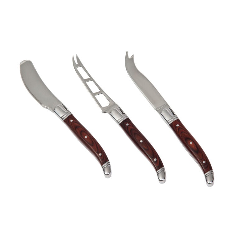 Bordeaux Cheese Knife 3 pcs Set - Image 3