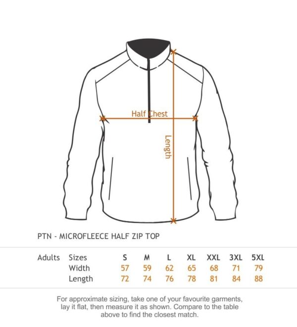 BAN PTN Microfleece Half Zip Top - Image 2
