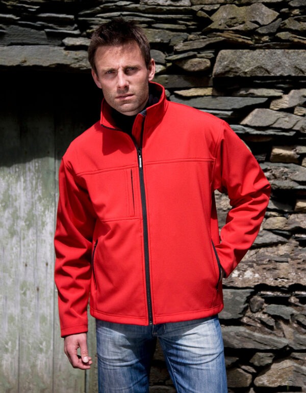 Mens Classic Softshell Jacket - Image 2