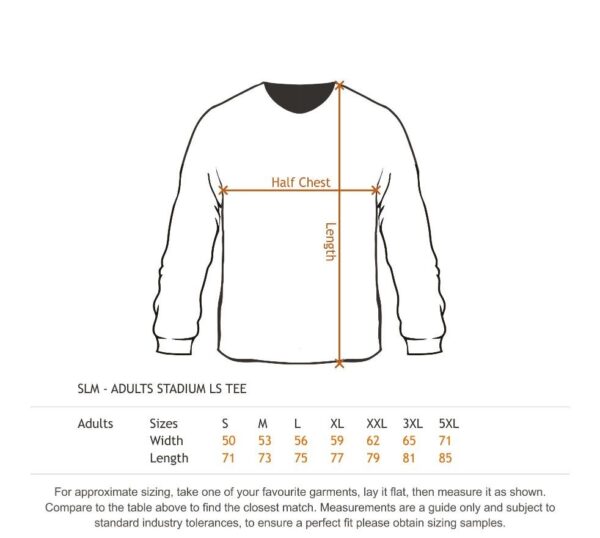Adults Stadium LS Tee - Image 2