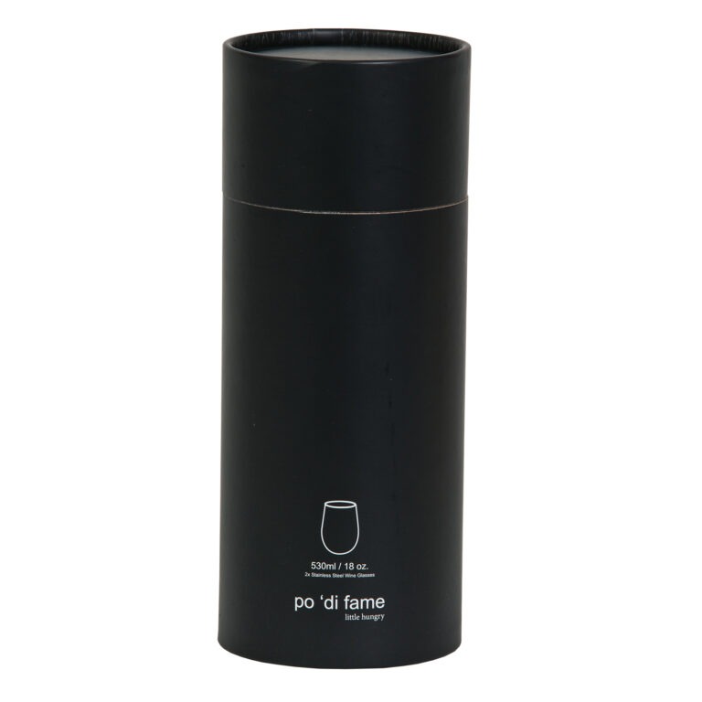 Stemless Stainless Steel Wine Glass Set - Image 3