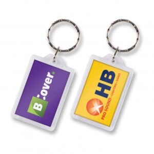 Lens Key Ring - Rectangle Lens Key Ring - Rectangle