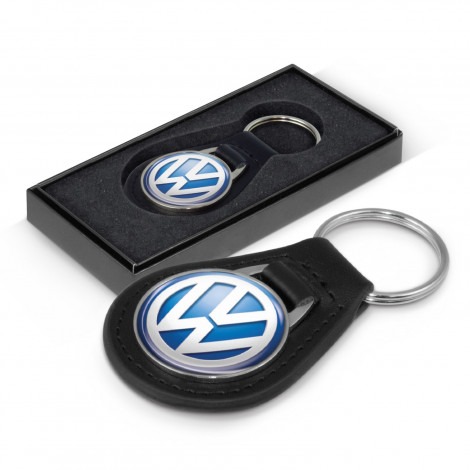 Baron Leather Key Ring - Round