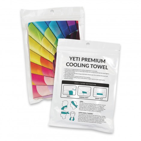 Yeti Premium Cooling Towel - Full Colour - Pouch Yeti Premium Cooling Towel - Full Colour - Pouch