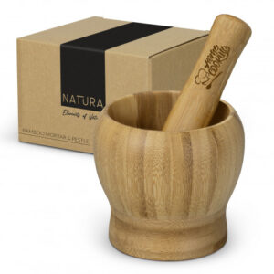 NATURA Bamboo Mortar and Pestle NATURA Bamboo Mortar and Pestle