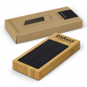 NATURA Bamboo Solar Power Bank NATURA Bamboo Solar Power Bank