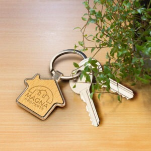 Santo House Shaped Key Ring Santo House Shaped Key Ring