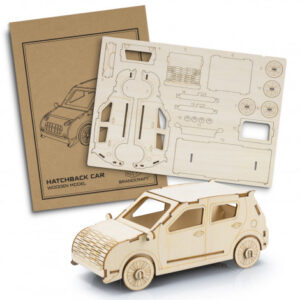 BRANDCRAFT Hatchback Car Wooden Model BRANDCRAFT Hatchback Car Wooden Model