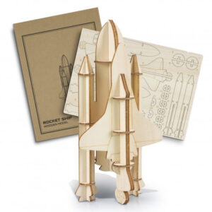 BRANDCRAFT Rocket Ship Wooden Model BRANDCRAFT Rocket Ship Wooden Model