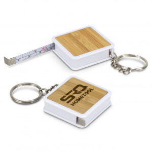 Bamboo Tape Measure Key Ring Bamboo Tape Measure Key Ring