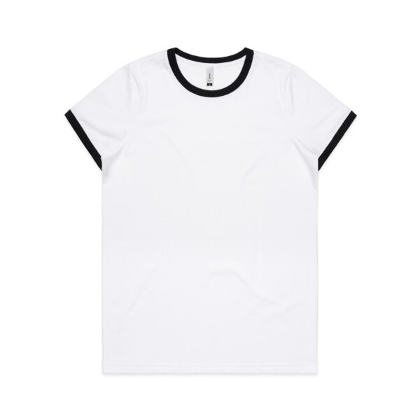 AS Colour Womens Ringer Tee - Image 2