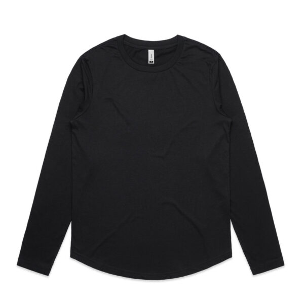Wo's Curve L/s Tee - 4055 - Image 2