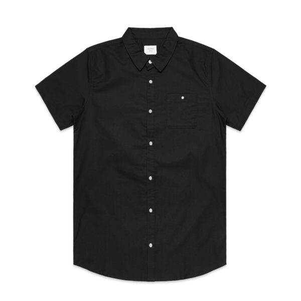Mens Oxford S/S Shirt - 5407 - Image 2