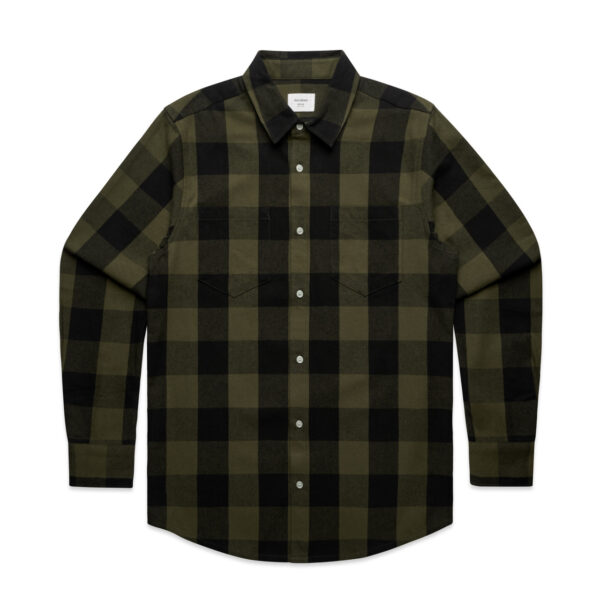 Mens Check Shirt - 5417 - Image 2