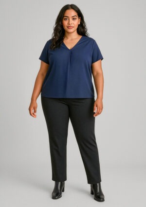 Scuba Ponte Womens Mid-rise Pull on Pant Scuba Ponte Womens Mid-rise Pull on Pant