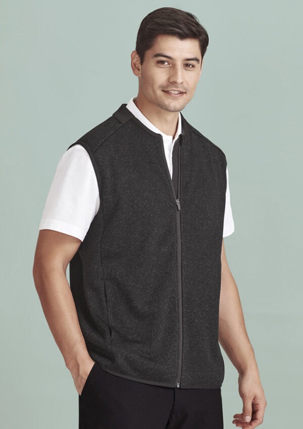 Mens Nova Zip Front Vest - Image 2