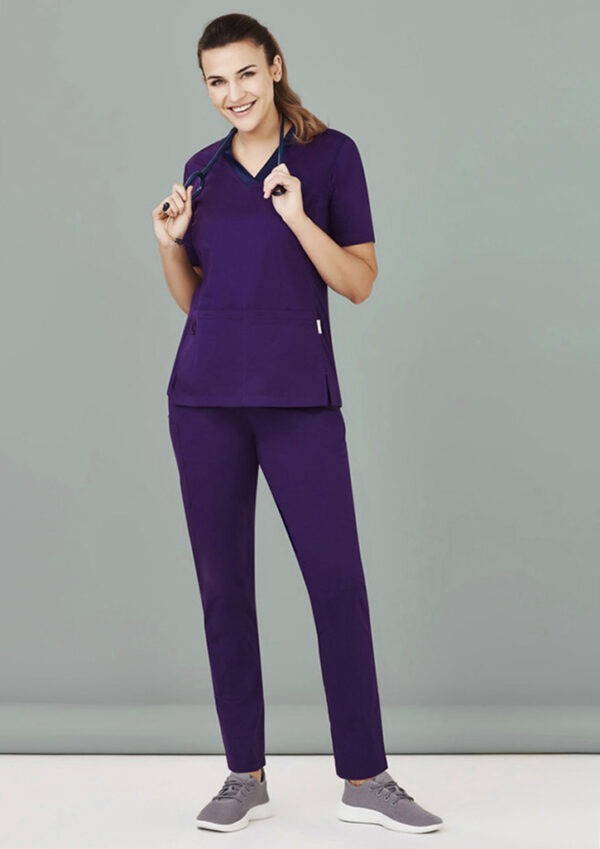Womens Riley V-Neck Scrub Top - Image 2
