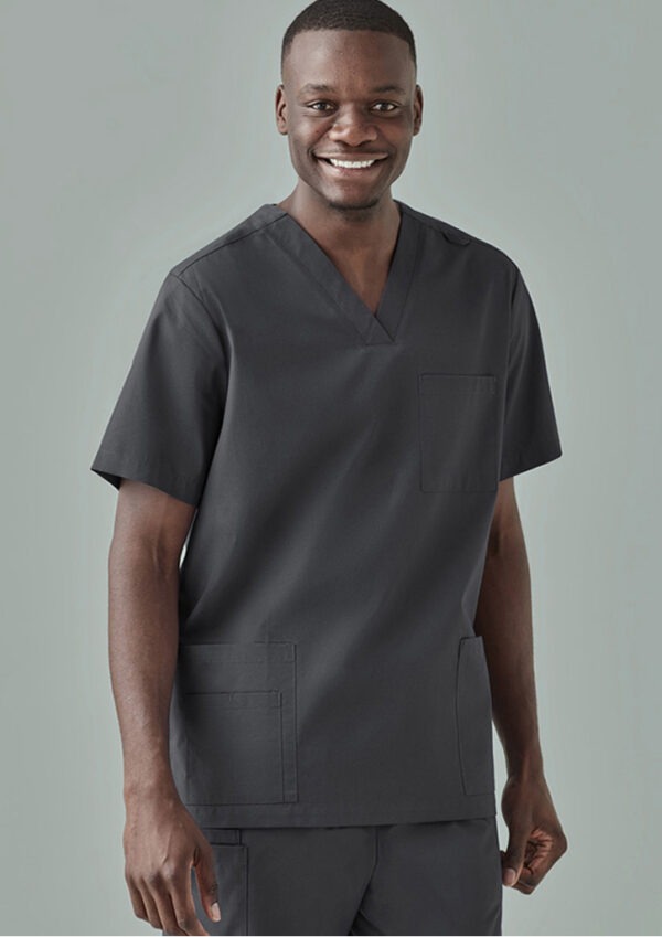 Mens Tokyo V-Neck Scrub Top - Image 2