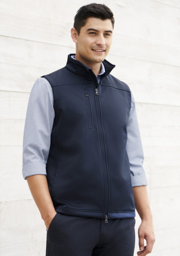 Mens BIZTECH Soft Shell Vest - Image 2