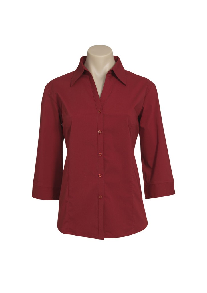 Ladies 3/4 Sleeve Stretch Metro Shirt - Image 6
