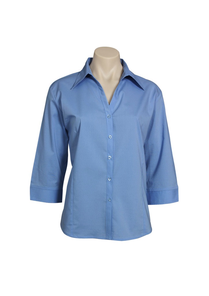 Ladies 3/4 Sleeve Stretch Metro Shirt - Image 3