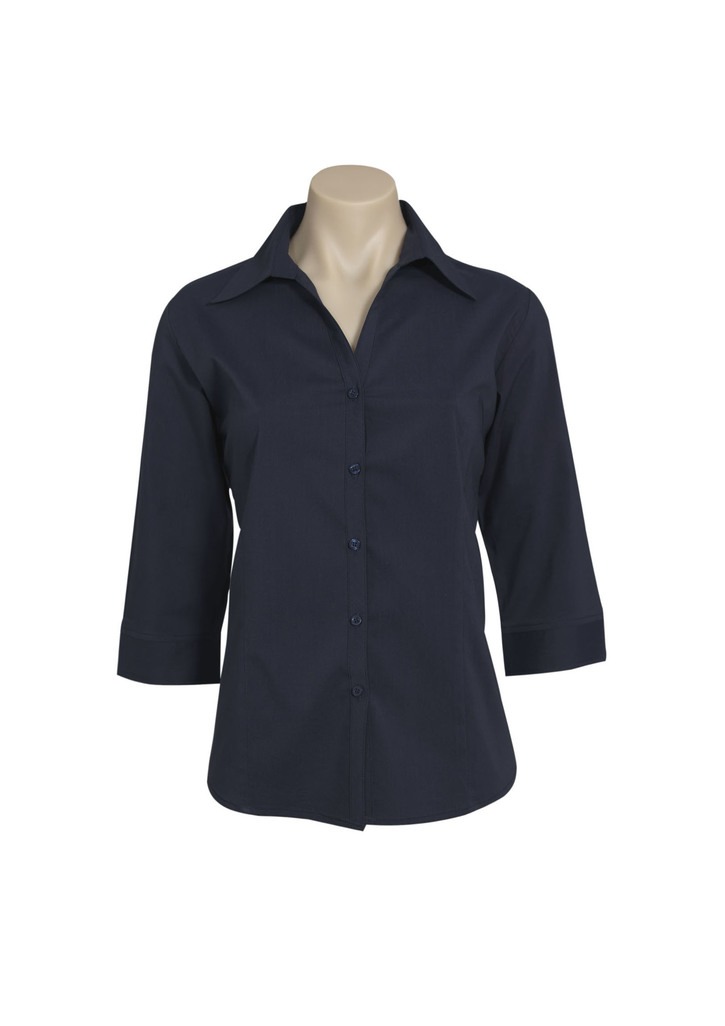 Ladies 3/4 Sleeve Stretch Metro Shirt - Image 4