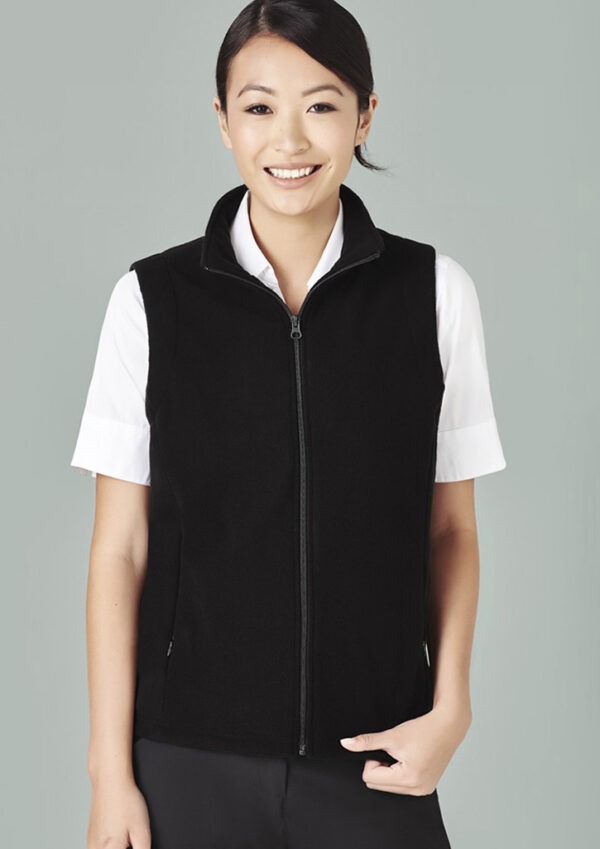 Ladies Poly Fleece Vest - Image 2