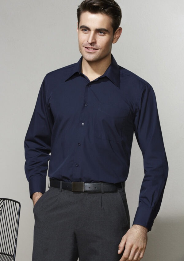 BIZ SH714 Mens Long Sleeve Metro Shirt - Image 2