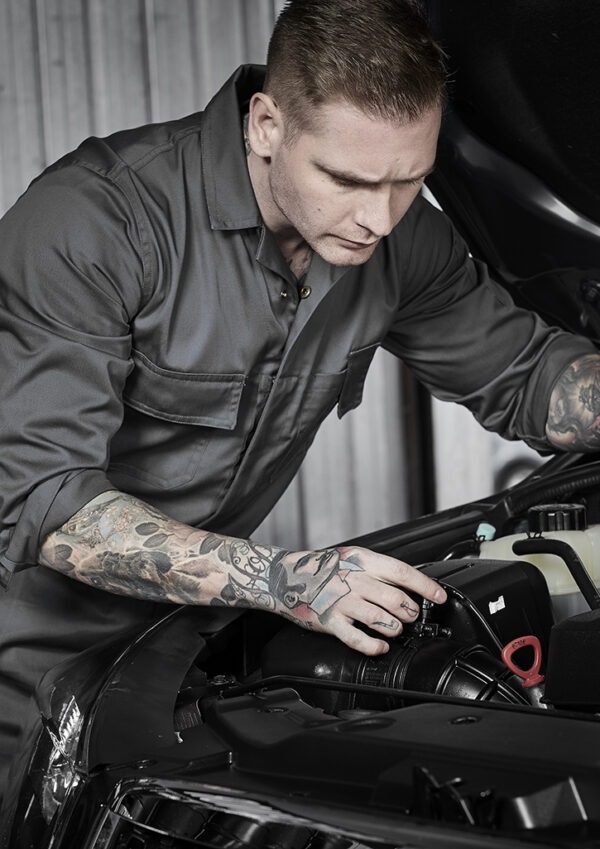 Syzmik Service Poly Cotton Zip Overall - Image 2