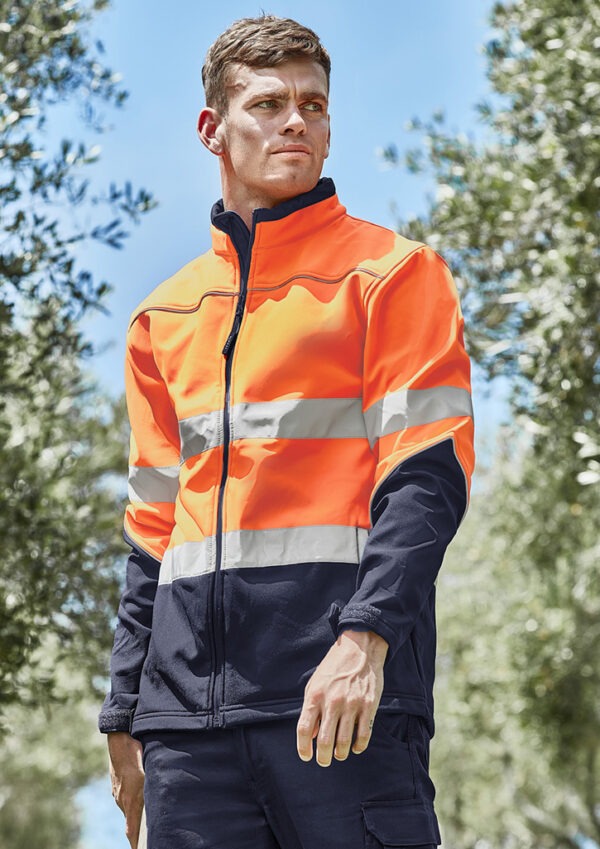 Unisex Hi Vis Soft Shell Jacket - Image 2