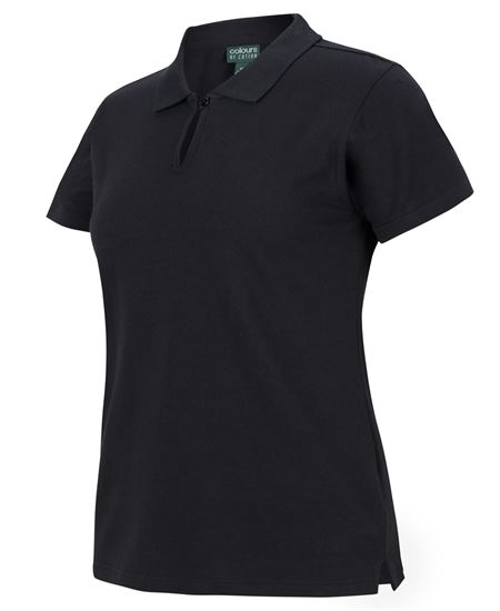 C of C LADIES COTTON S/S STRETCH POLO