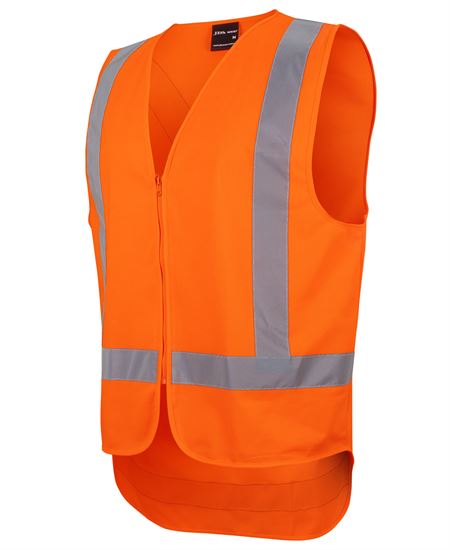 JB's NSW/QLD RAIL (D+N) ZIP X BACK SAFETY VEST