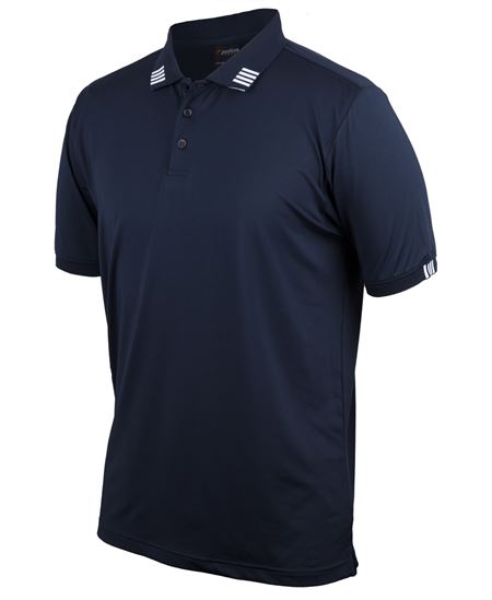 PODIUM 4 STRIPE S/S STRETCH POLO