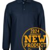 PODIUM L/S WAFFLE POCKET POLO