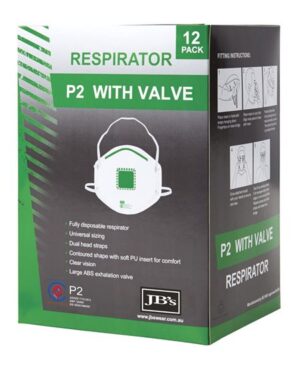 JB's P2 RESPIRATOR WITH VALVE (12PC) JB's P2 RESPIRATOR WITH VALVE (12PC)
