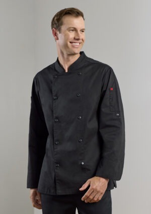 Mens Gusto Long Sleeve Chef Jacket Mens Gusto Long Sleeve Chef Jacket