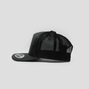 Leather High Trucker - Black Leather High Trucker - Black