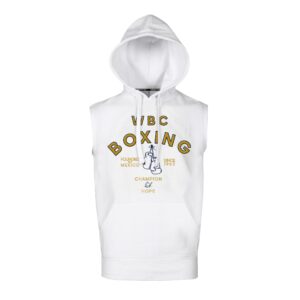 World Boxing Championship Sleeveless Hoody - White World Boxing Championship Sleeveless Hoody - White