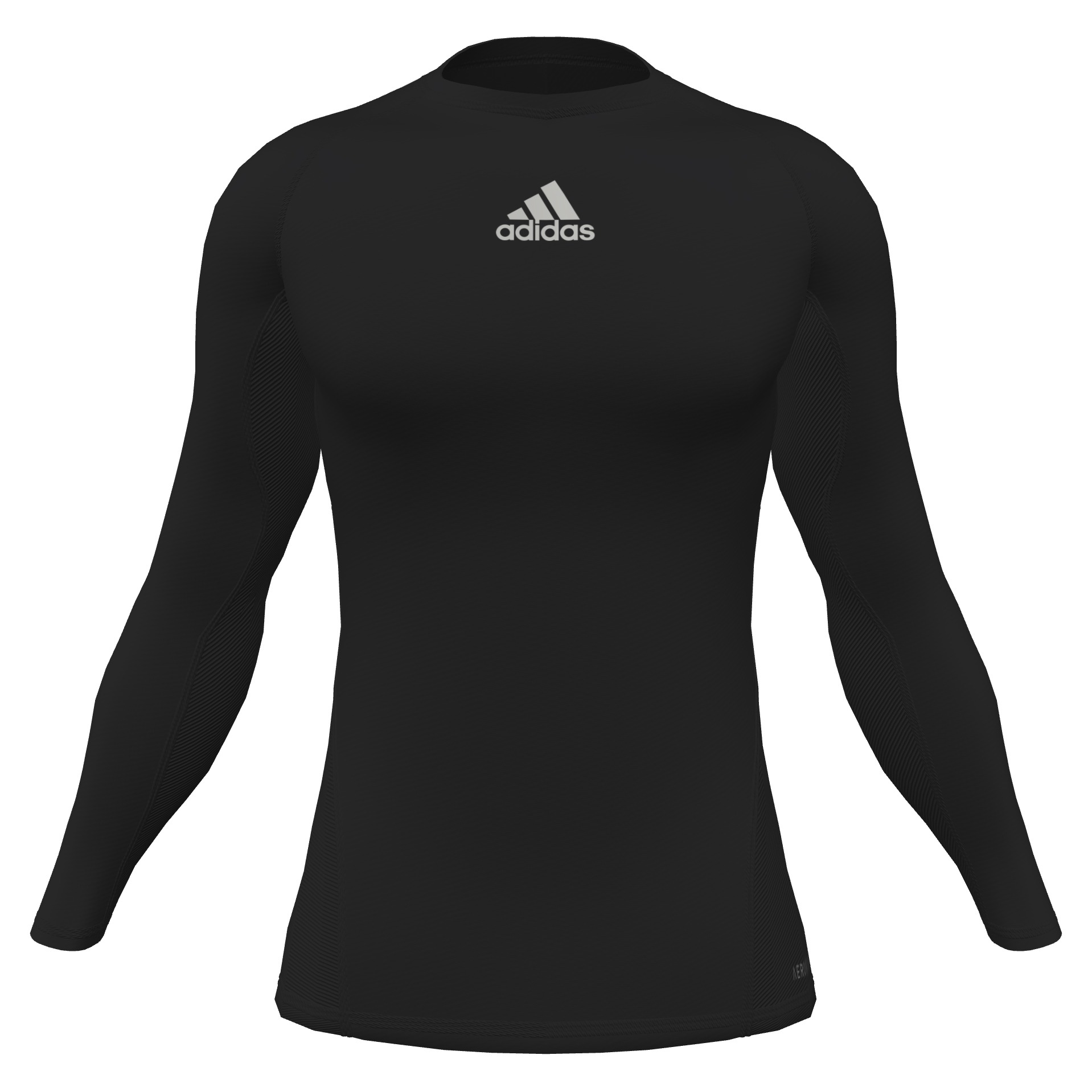 Techfit Longsleeve Compression Top - Black