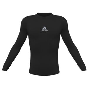 Youth Techfit Longsleeve Compression Top - Black Youth Techfit Longsleeve Compression Top - Black