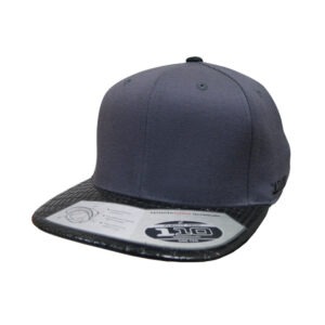 110 Charcoal/Black Snakeskin Flat Peak 110 Charcoal/Black Snakeskin Flat Peak