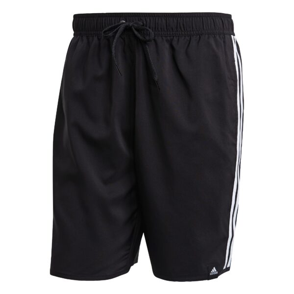 3-Stripes Swim Shorts - Black / White