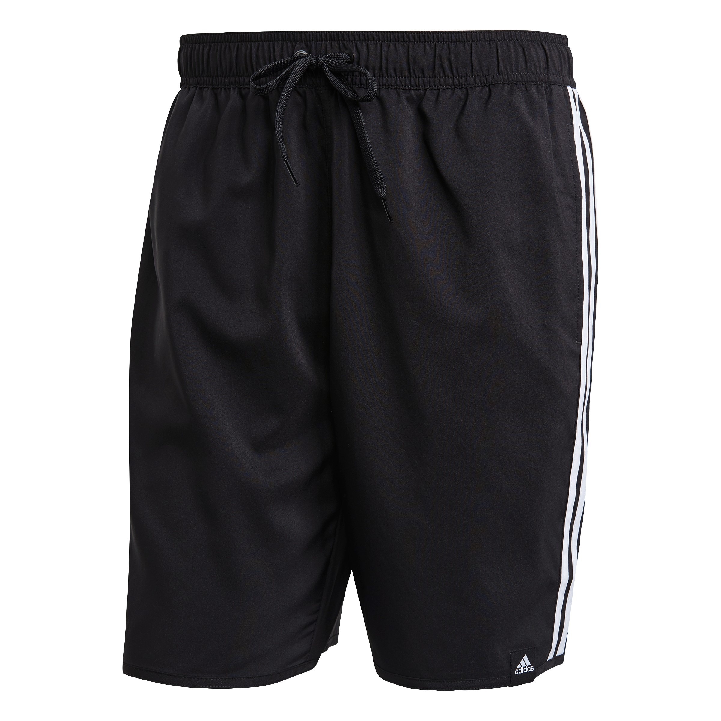 3-Stripes Swim Shorts - Black / White